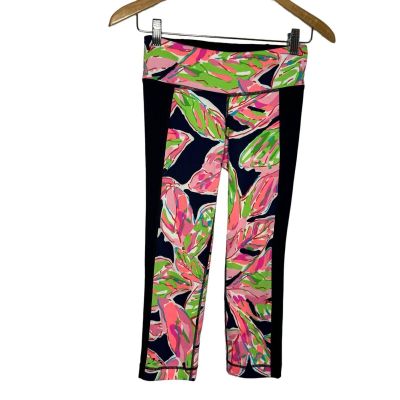 Lilly Pulitzer Weekender Crop Leggings Bright Navy in The Vias Women's XS